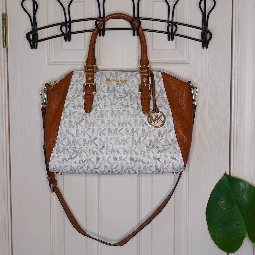 Michael Kors Tote Bag- Tan and Brown